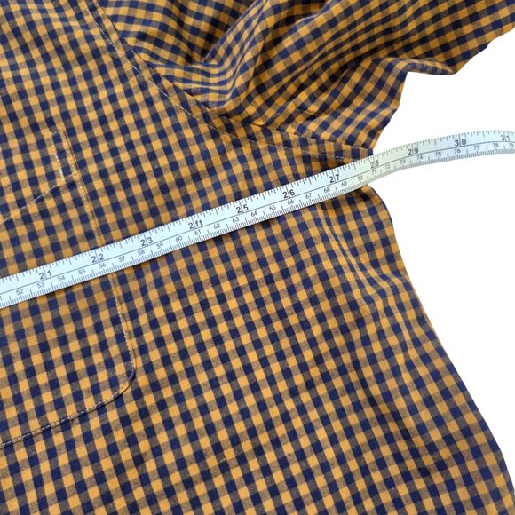 U.S. Polo Assn. Button Down Shirt Men 2XL Brown Gingham Plaid Classic Preppy - Picture 7 of 7